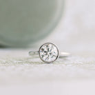 Bezel Solitaire Engagement Ring