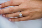 Hidden Halo Moissanite Ring