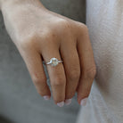 Round Cut Moissanite Ring