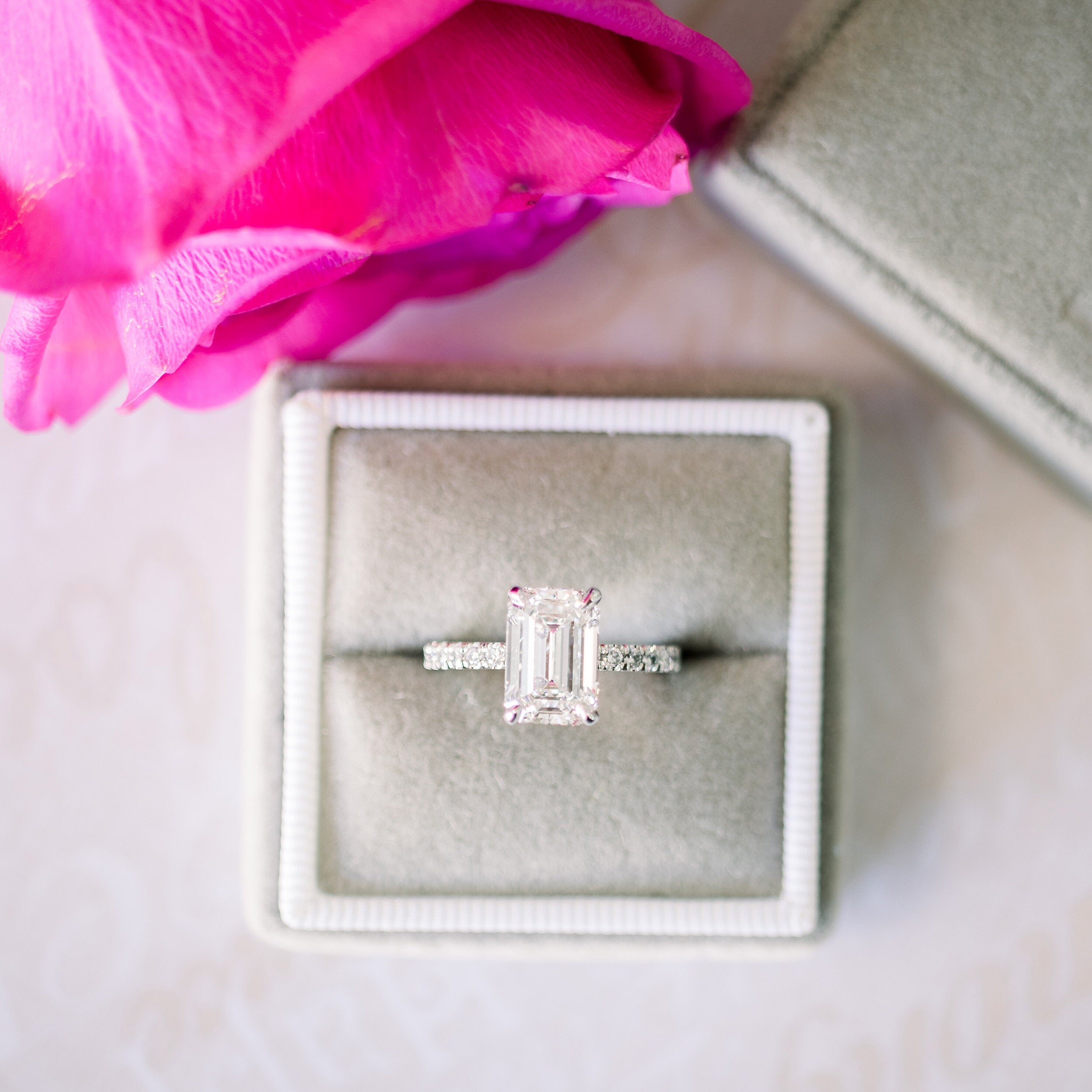Classic Pave Moissanite Ring