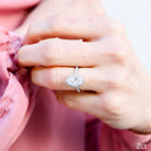 Halo Pave Engagement Ring