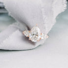 Three Stone Moissanite Ring