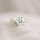 Cathedral Pave Engagement Ring