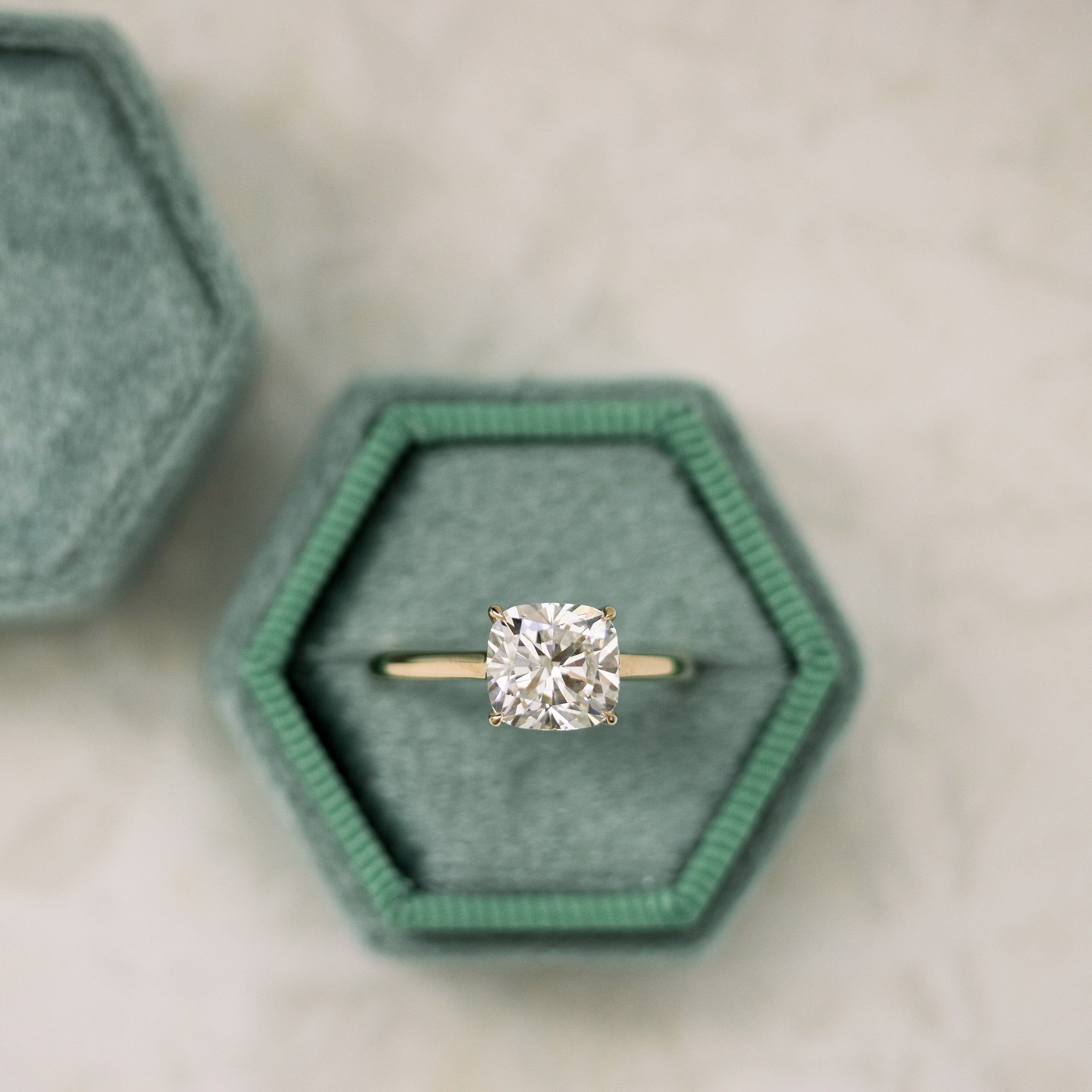 Cathedral Solitaire Engagement Ring
