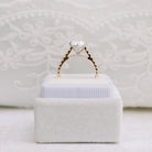 Cathedral Pave Engagement Ring