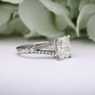 Split Shank Moissanite Ring