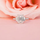 Three Stone Moissanite Ring