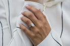 Four Prong Moissanite Ring