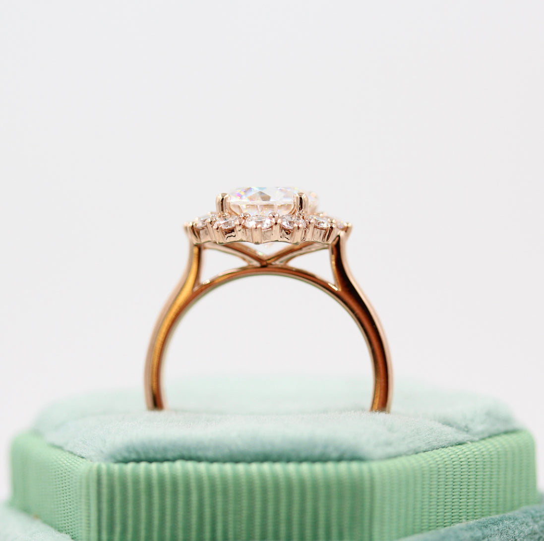 Designer Halo Engagement Ring