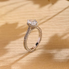 Best Oval Halo Moissanite Ring