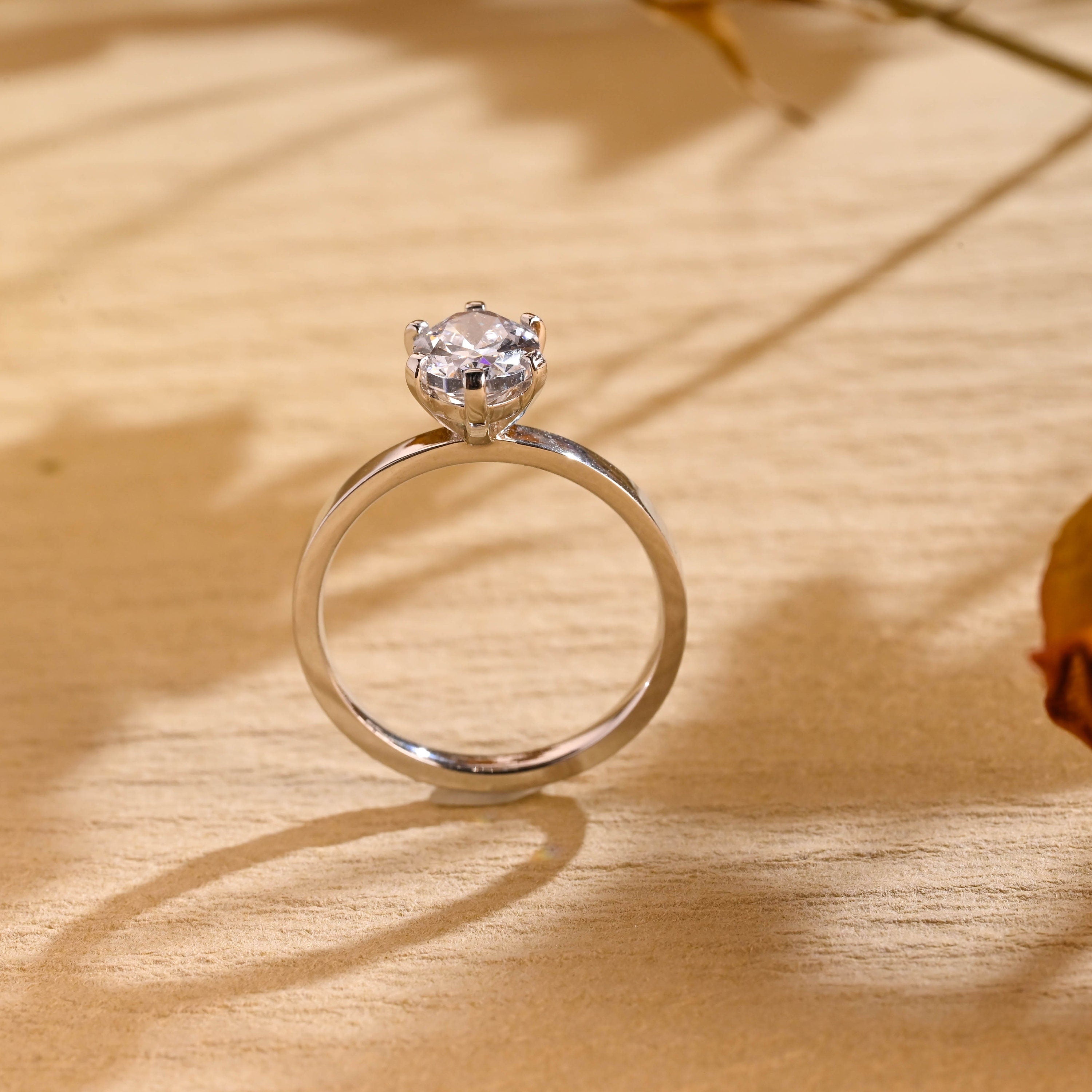 Moissanite Engagement Ring Online USA