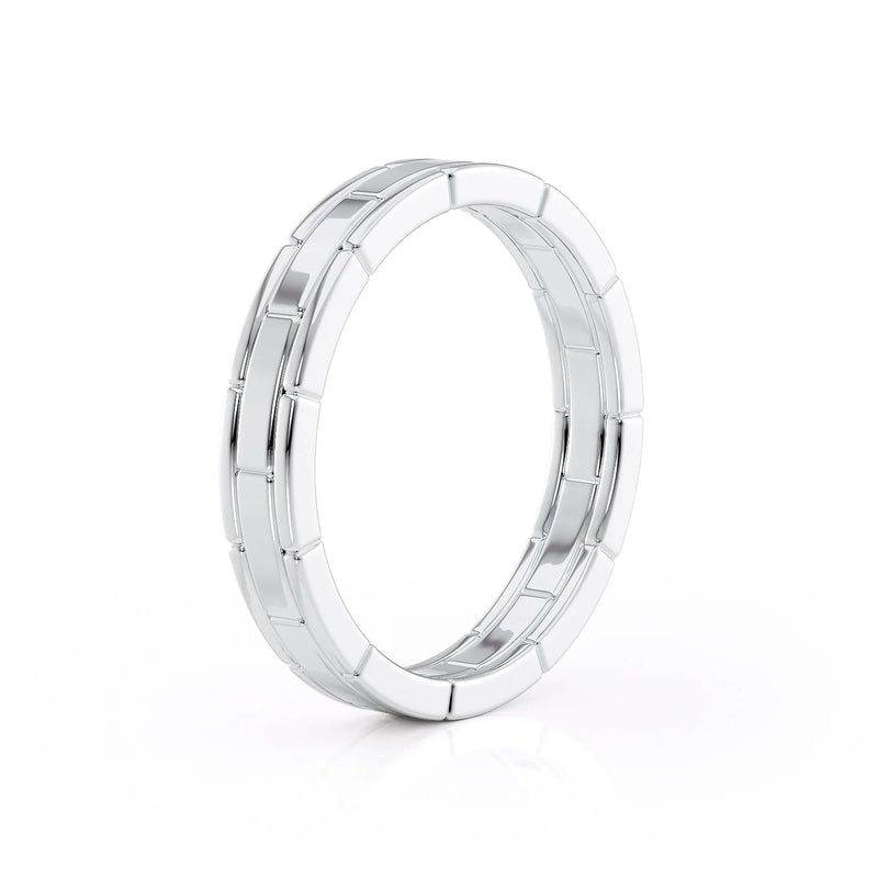 Brick Style Wedding Stacking Band
Geometric Wedding Band
Textured Wedding Ring
Modern Stacking Band
Minimalist Wedding Ring