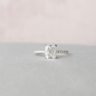 Cushion Moissanite Diamond Ring