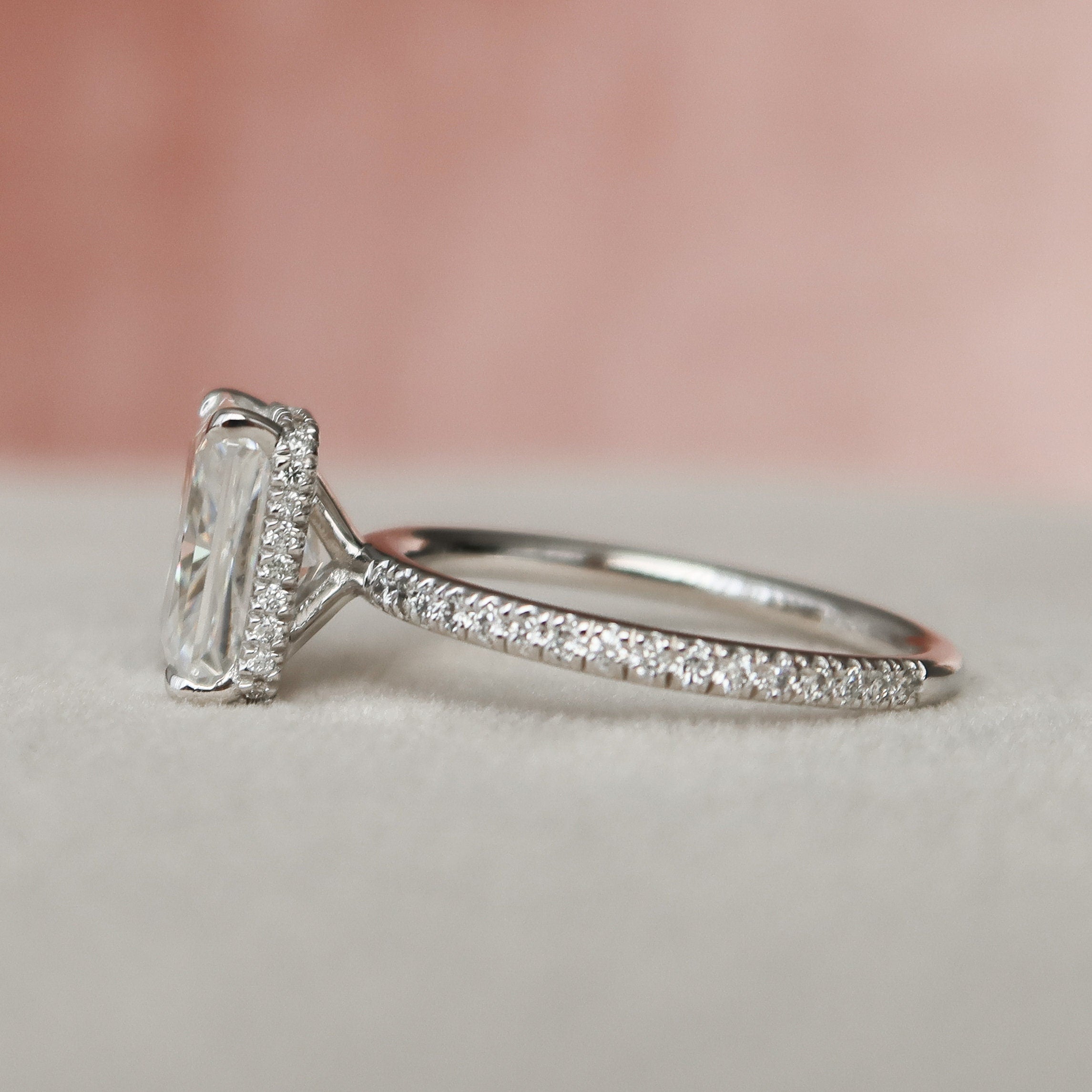 Radiant Cut Engagement Ring