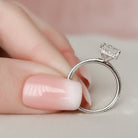 Pave Band Moissanite Ring