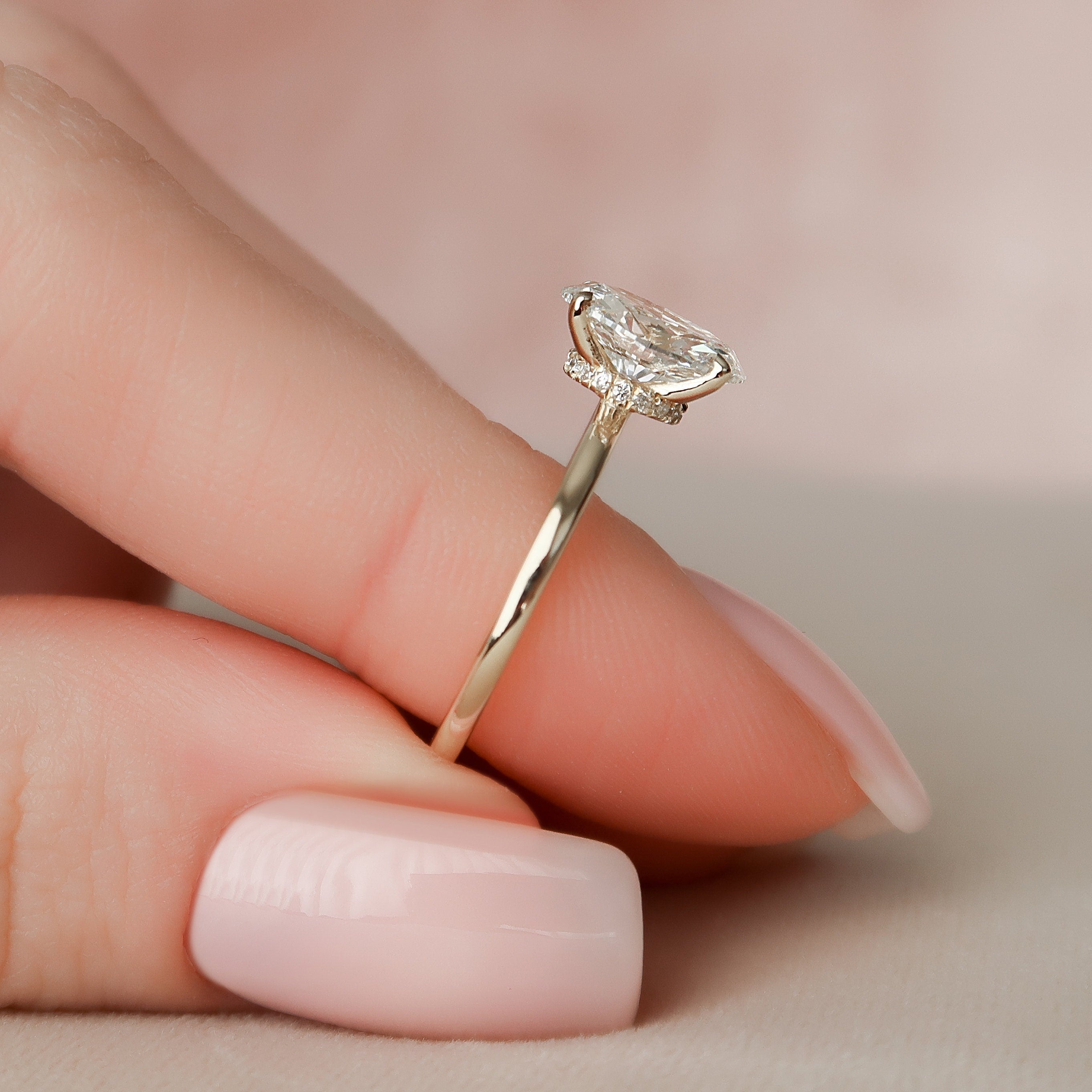 Oval Bridal Ring