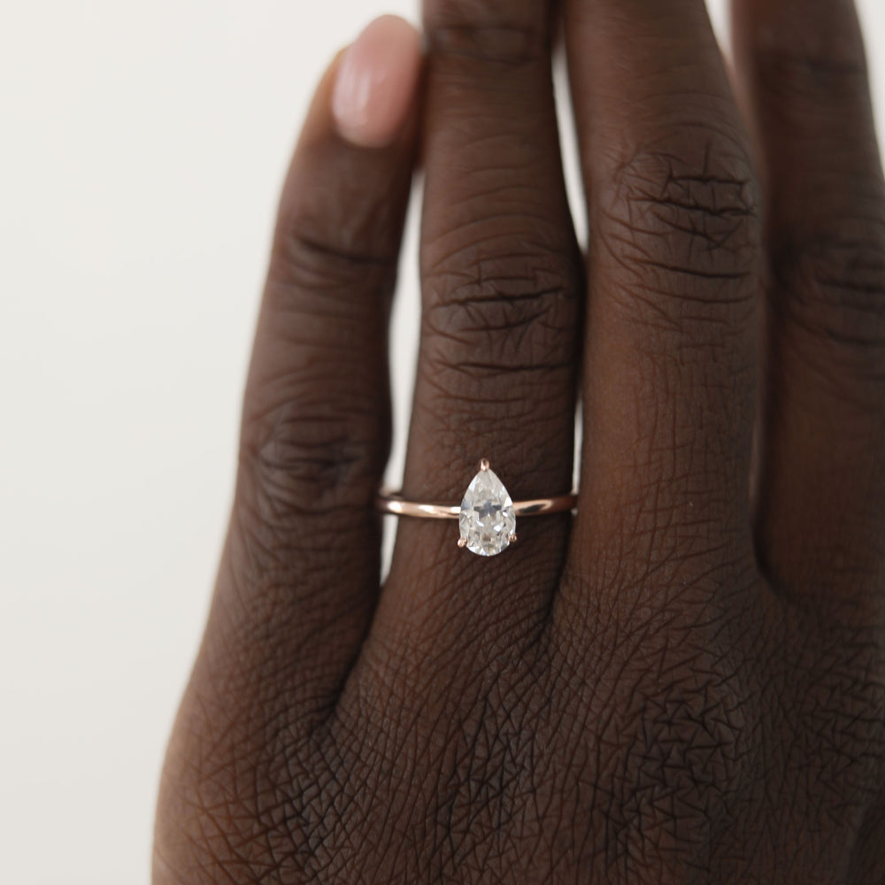 Pear Shape Engagement Ring