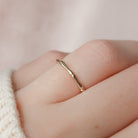 Solitaire Diamond Wedding Band
