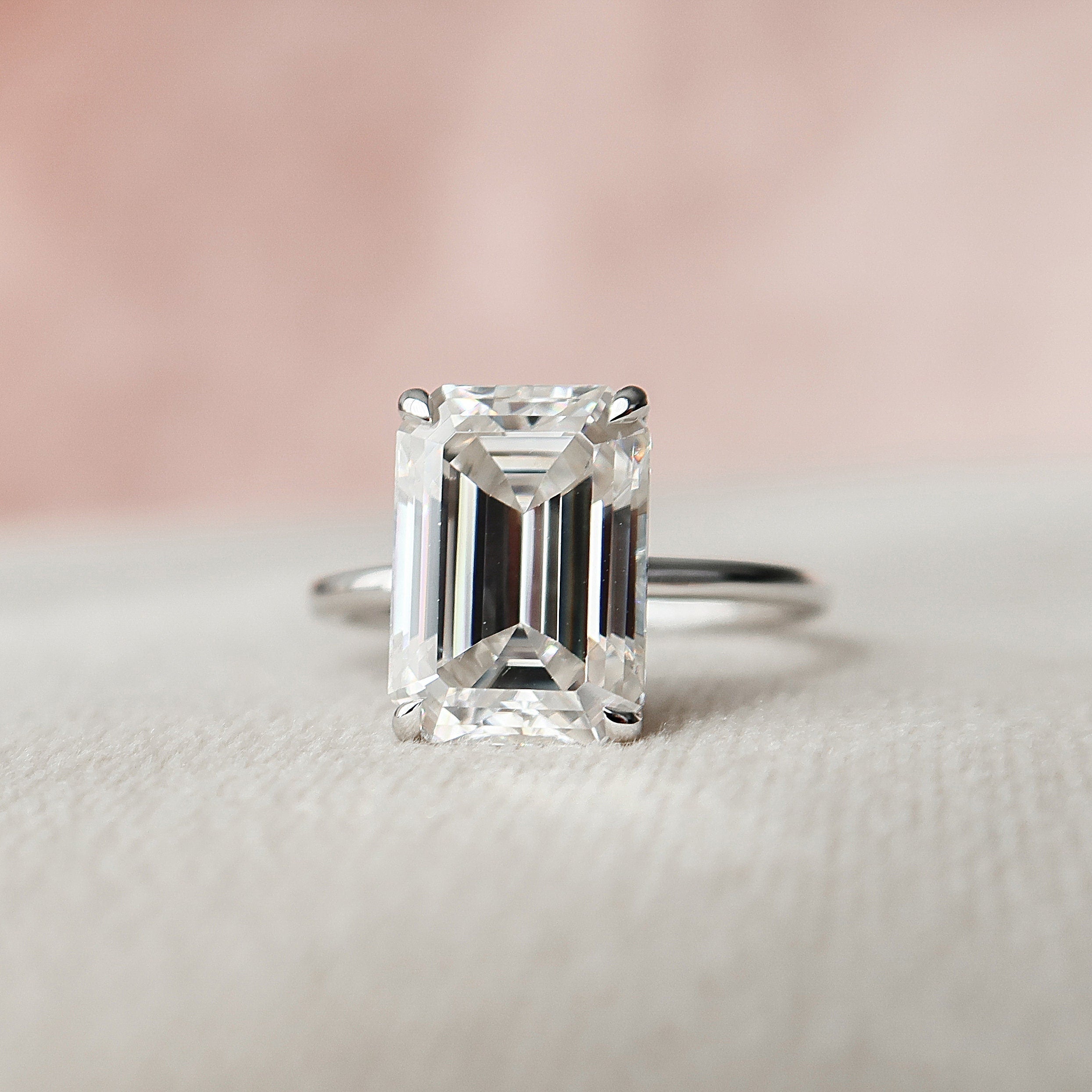 Diamond Alternative Engagement Ring