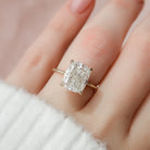 Solitaire Moissanite Ring