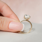 Solitaire Moissanite Ring