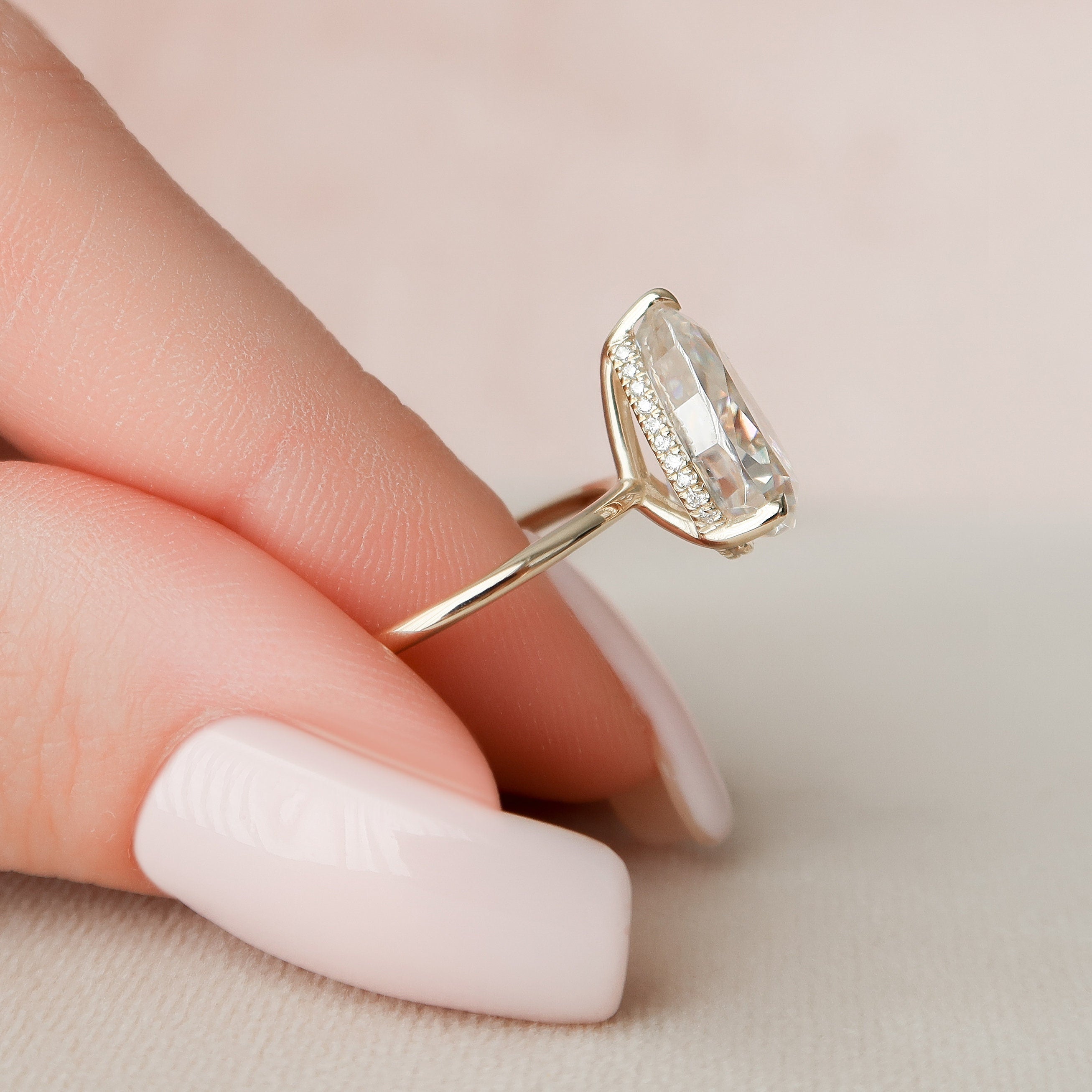 Diamond Alternative Engagement Ring