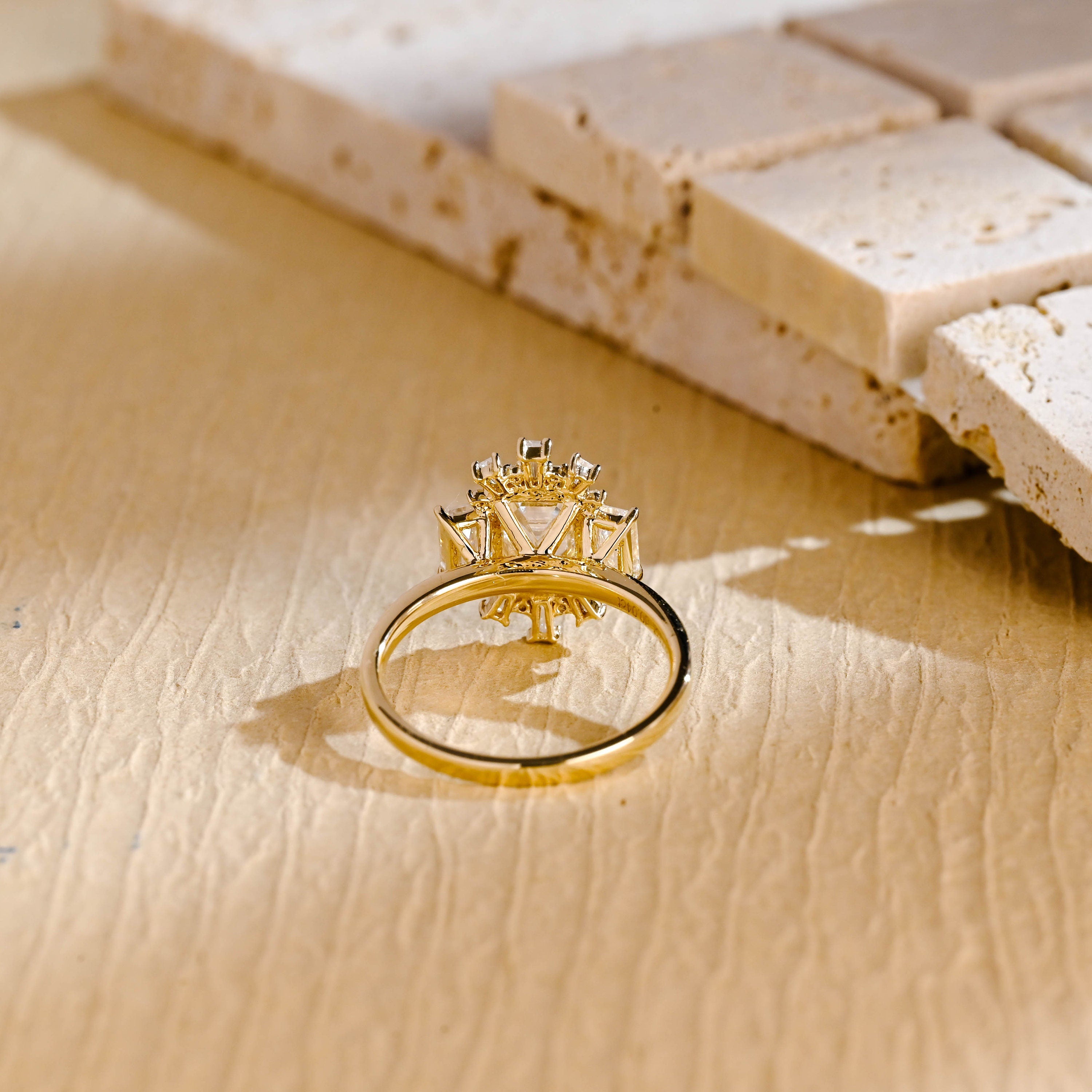 Luxury Moissanite Engagement Ring USA