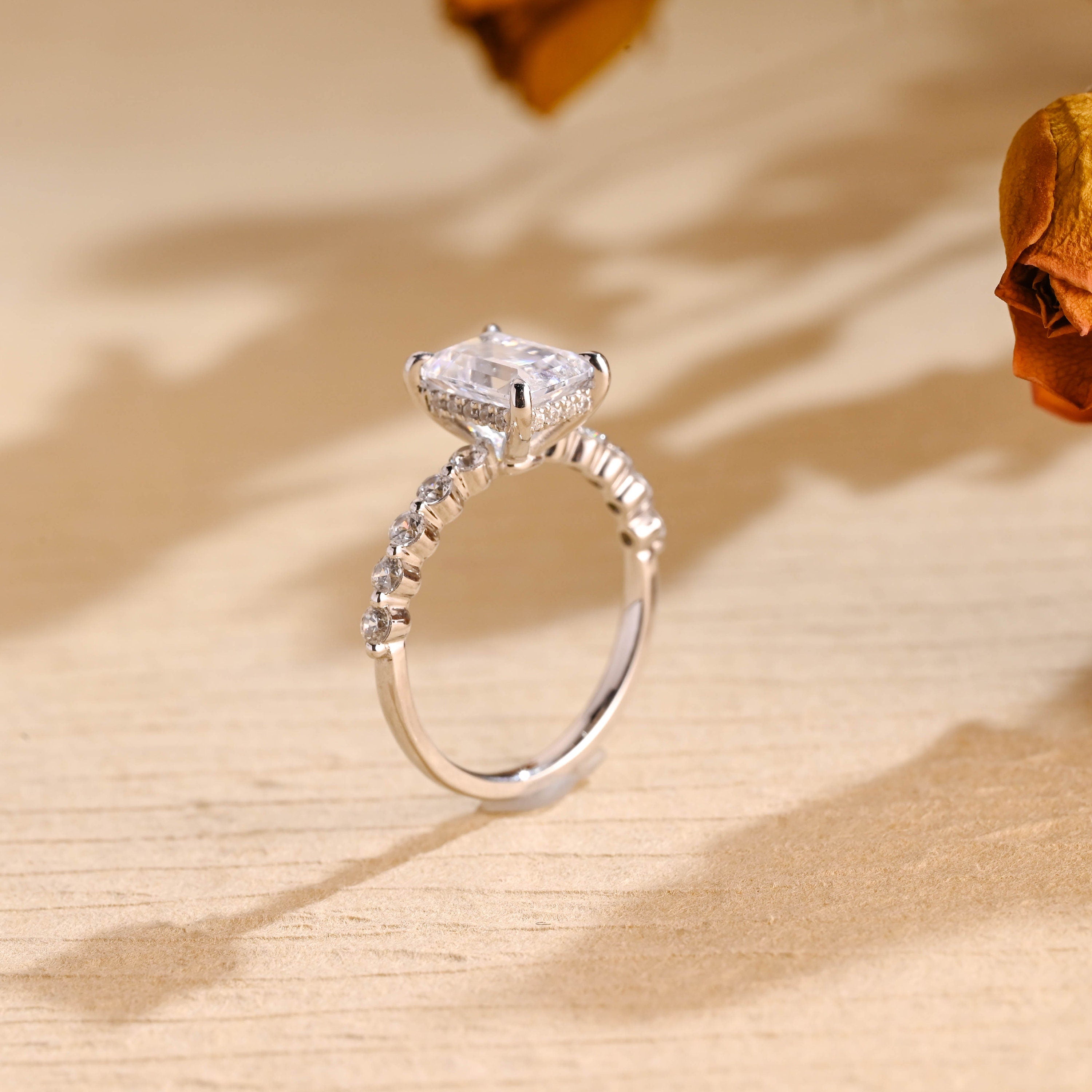 Moissanite Bridal Ring