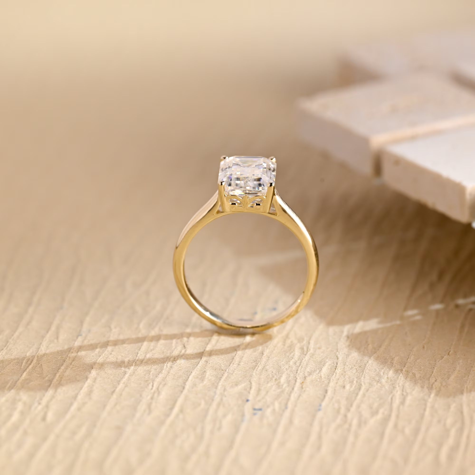 Affordable Moissanite Engagement Ring