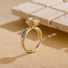 Shop Halo Moissanite Engagement Rings USA