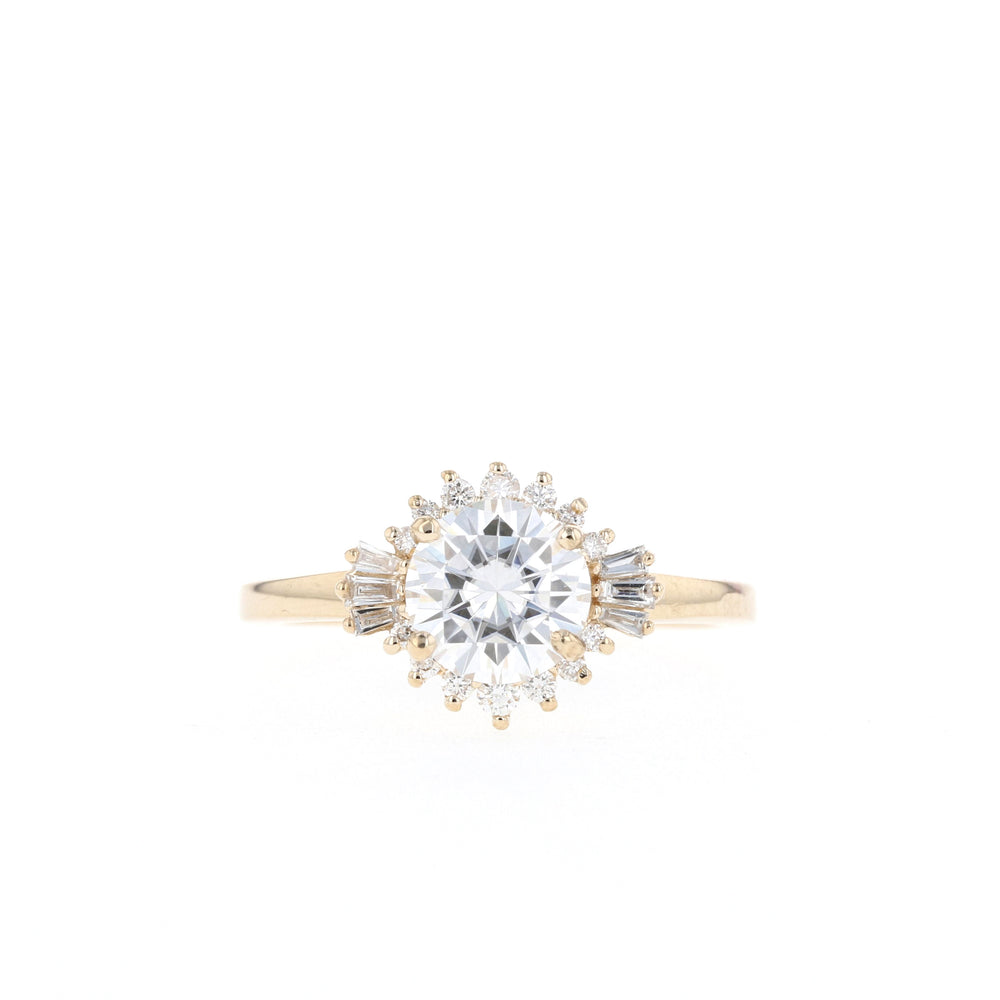 Affordable Moissanite Engagement Ring