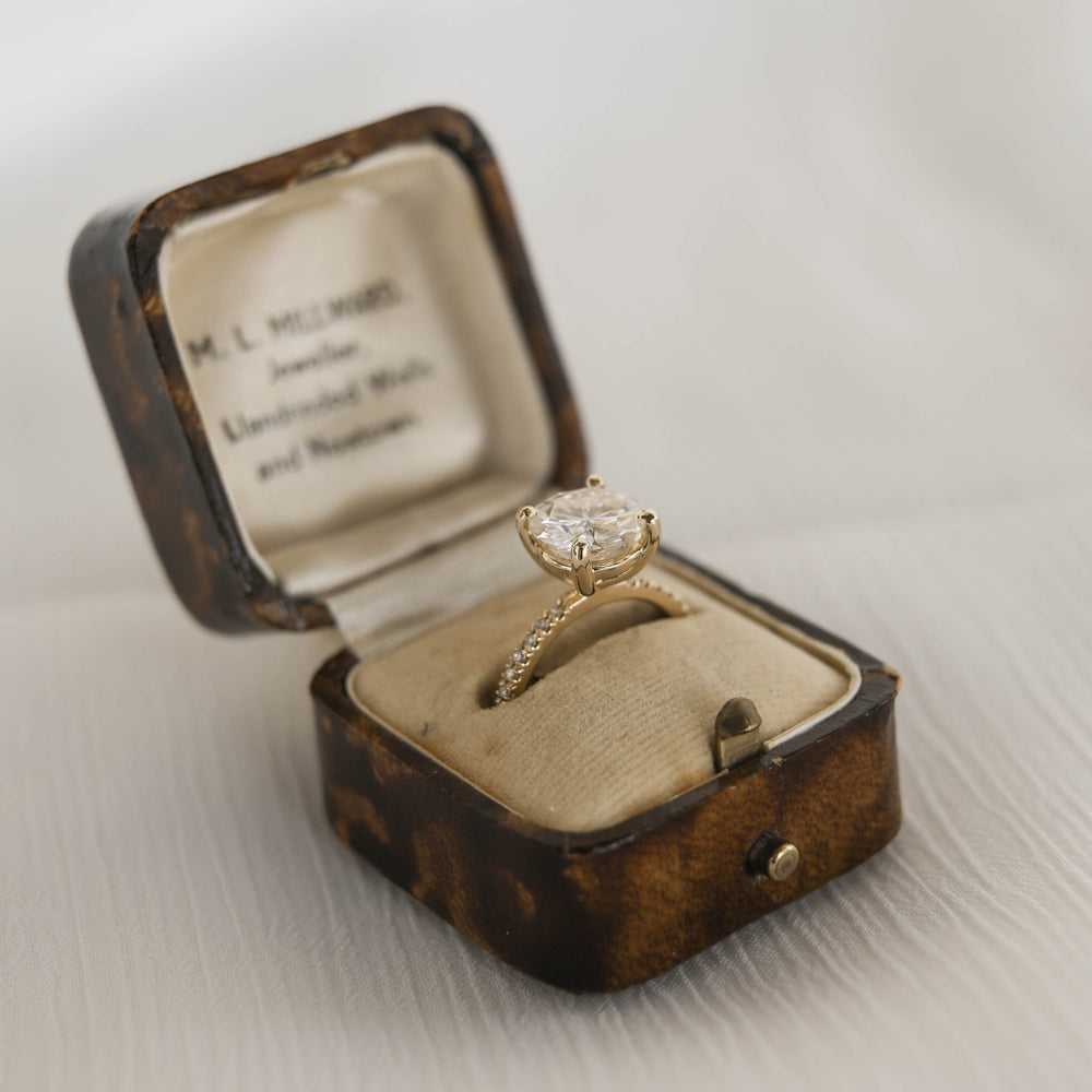 Round Cut Bridal Ring