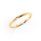 Thin Gold Wedding Band
Solitaire Matching Band
Simple Wedding Ring