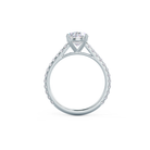 Oval Diamond Alternative Ring