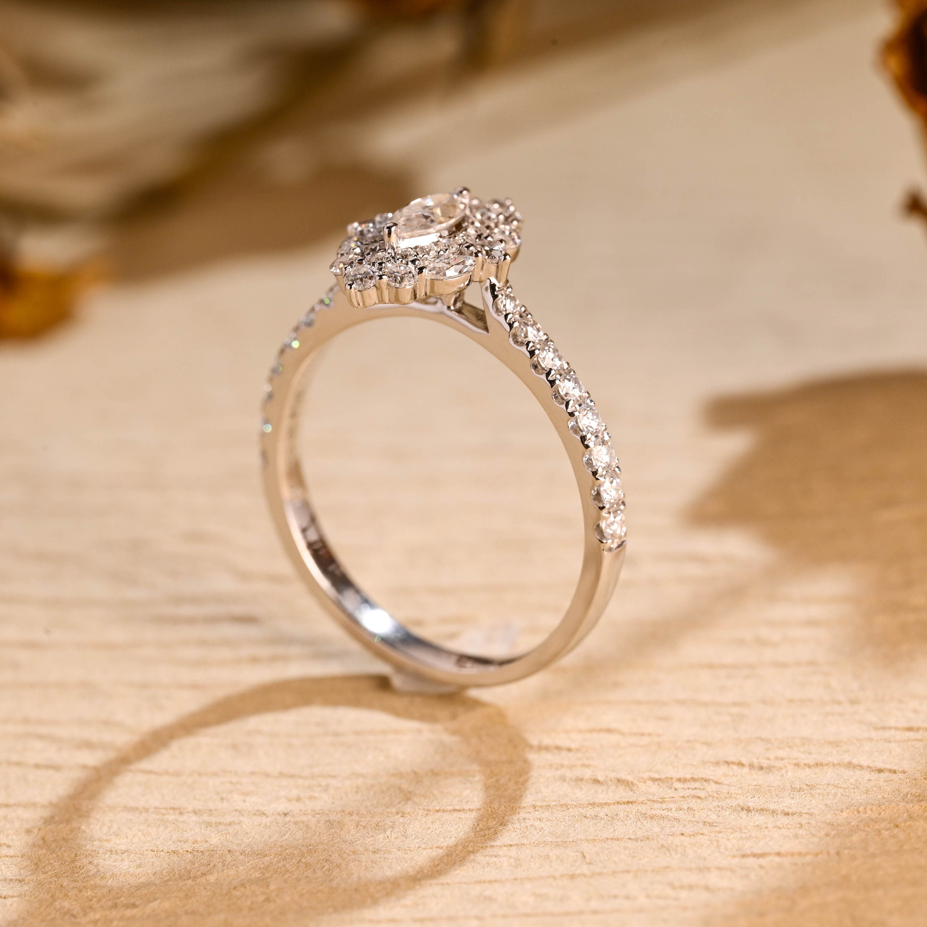 Marquise Engagement Ring for Women