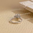 Diamond Accent Moissanite Ring