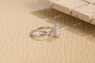 Diamond Accent Moissanite Ring
