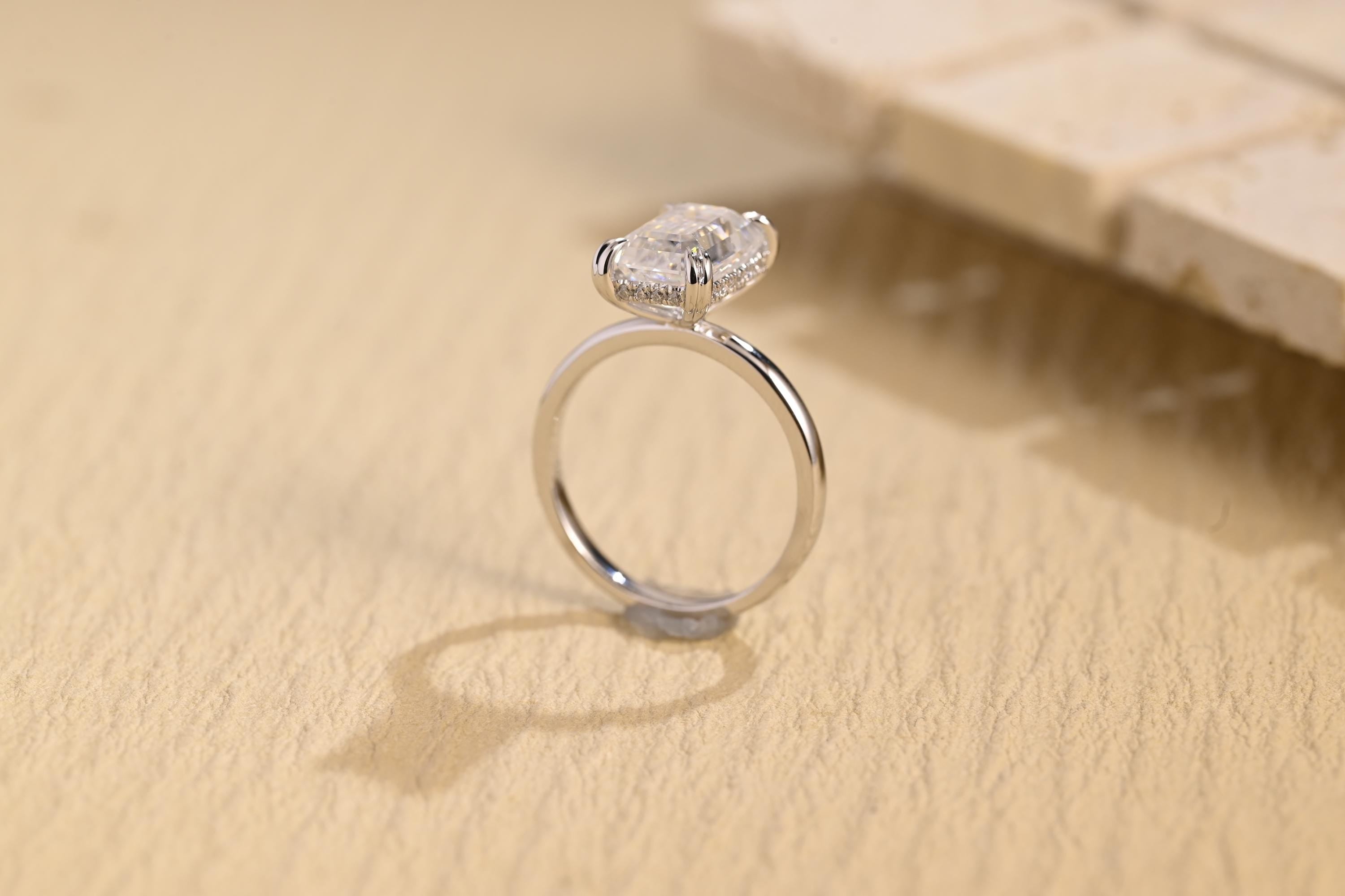 Emerald Cut Engagement Ring