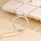 Diamond Accent Moissanite Ring