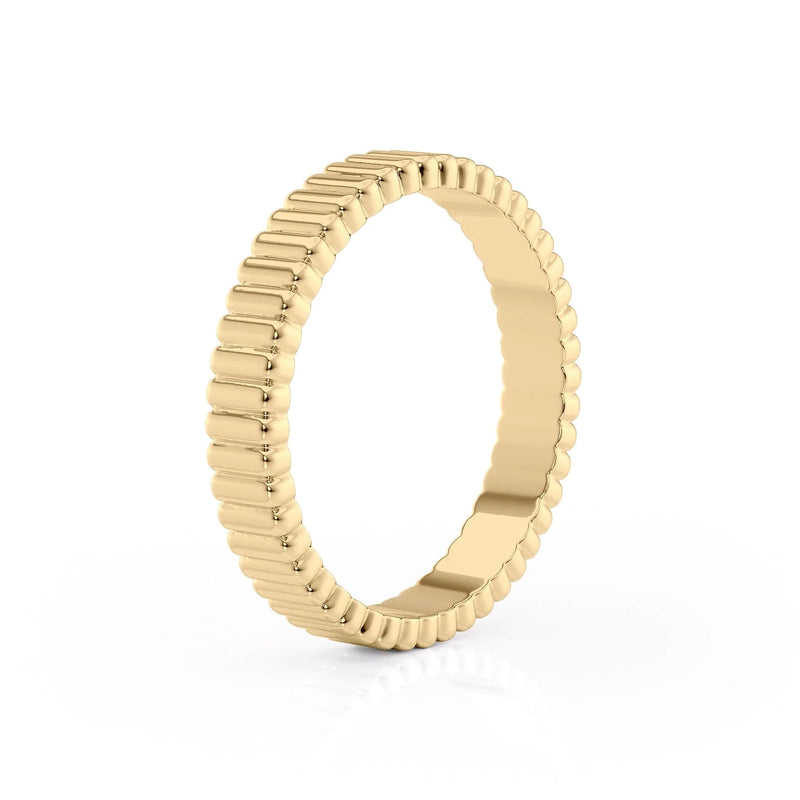 Textured Wedding Band
wedding band 
stacking band 