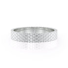 Textured Wedding Stacking Band
STACKING BAND 
net style wedding band 