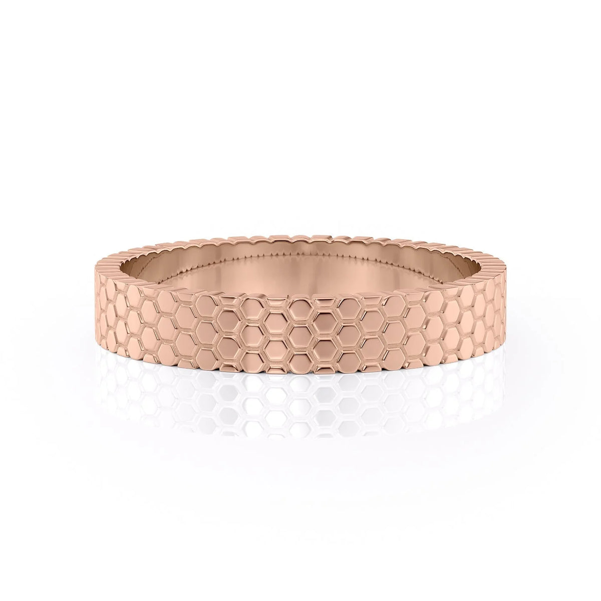 Hexagon Wedding Band