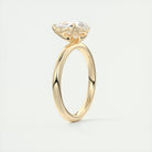 2CT Moissanite Engagement Ring