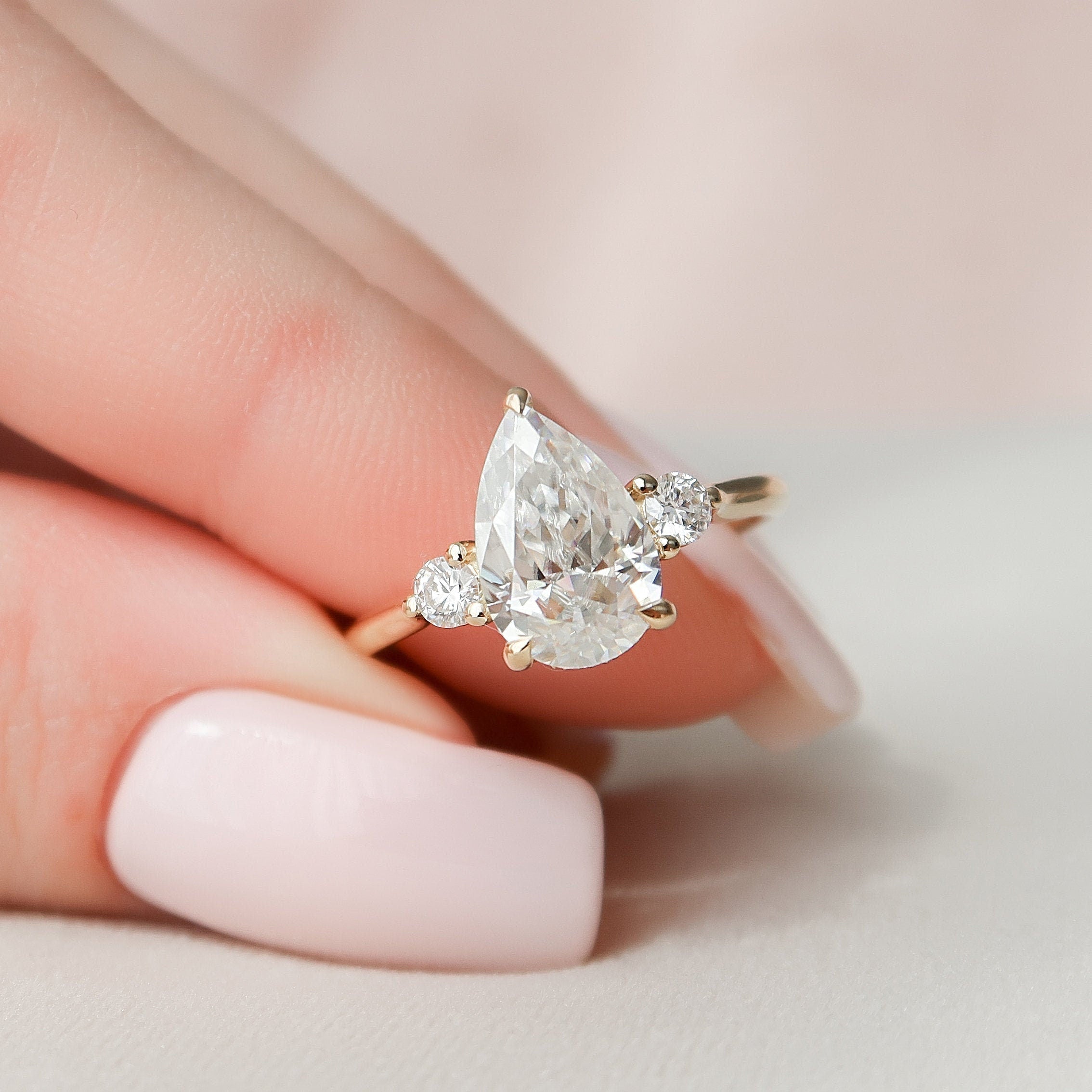 Moissanite Diamond Ring