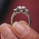 Moissanite Engagement Ring for Her