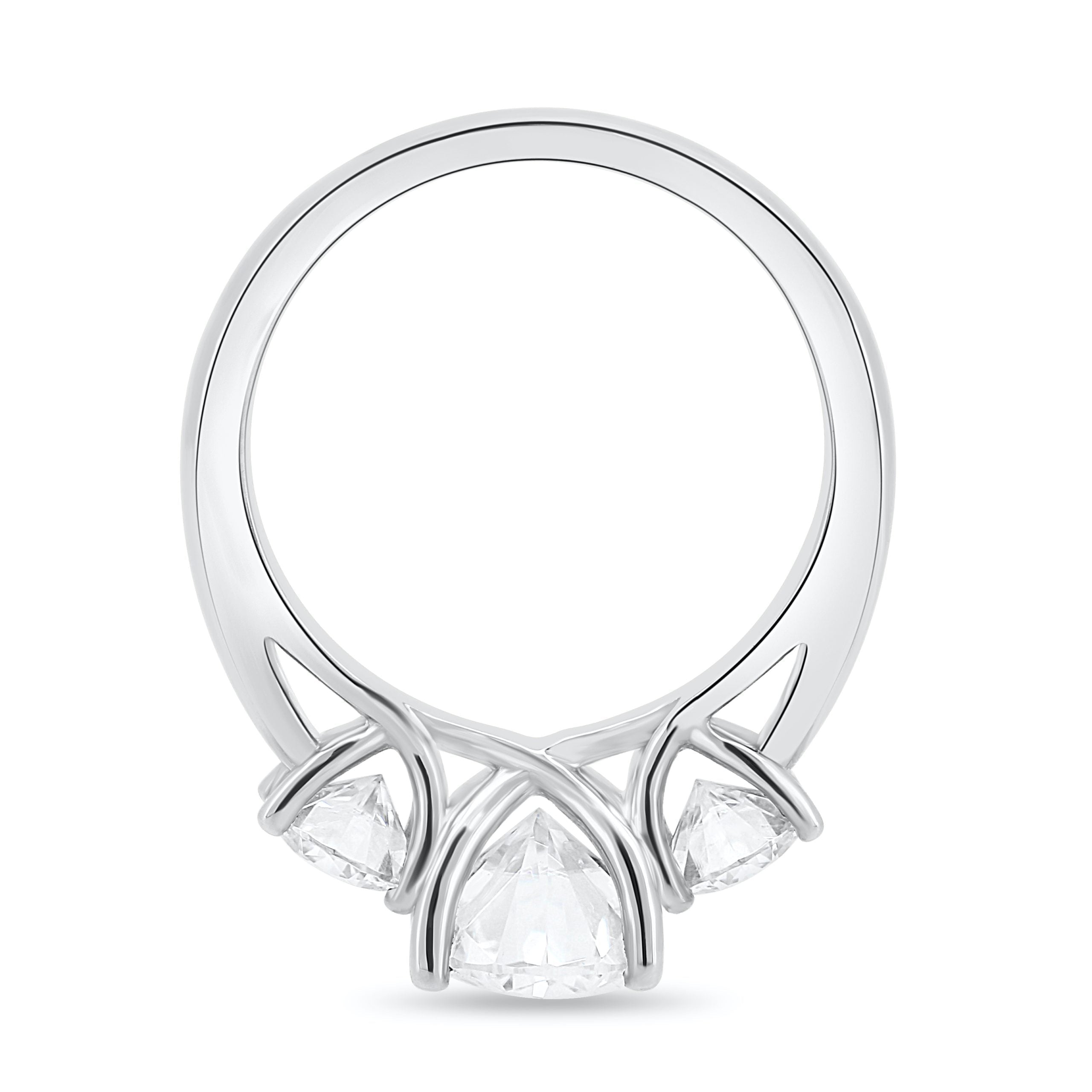 Moissanite Engagement Ring for Her