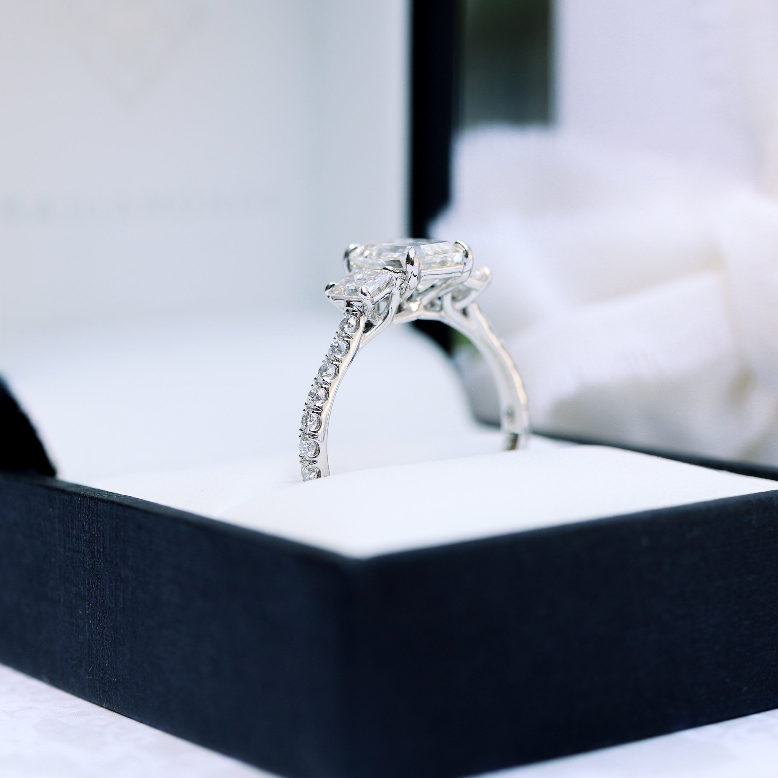 Three Stone Engagement Ring