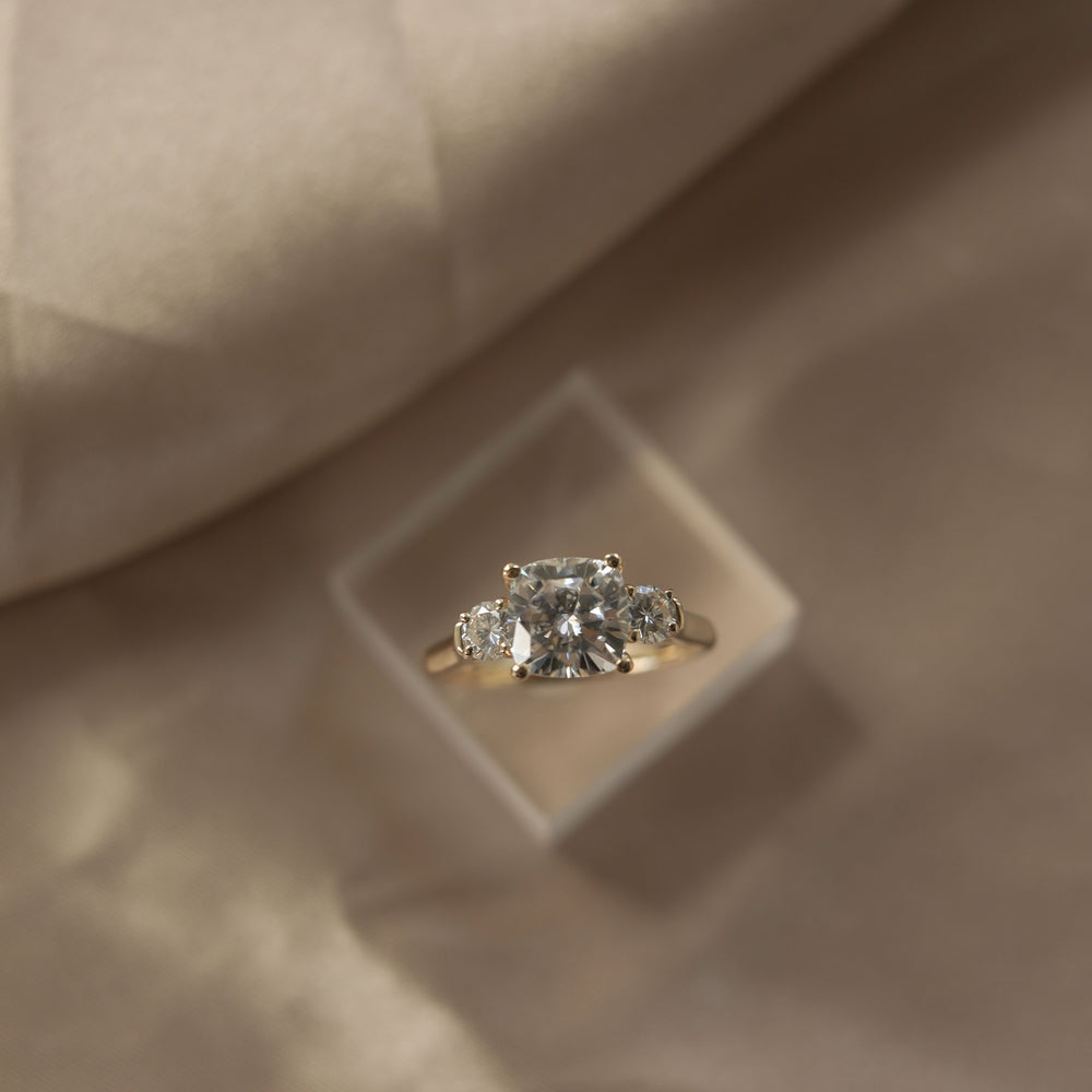 Affordable Cushion Engagement Ring