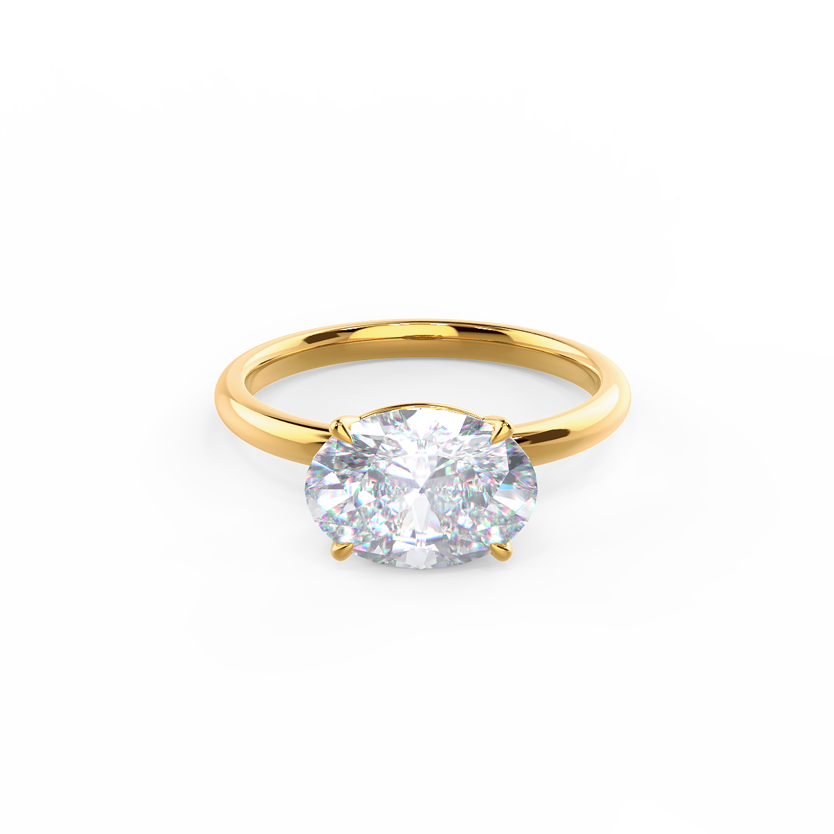 Luxury Oval Engagement Ring