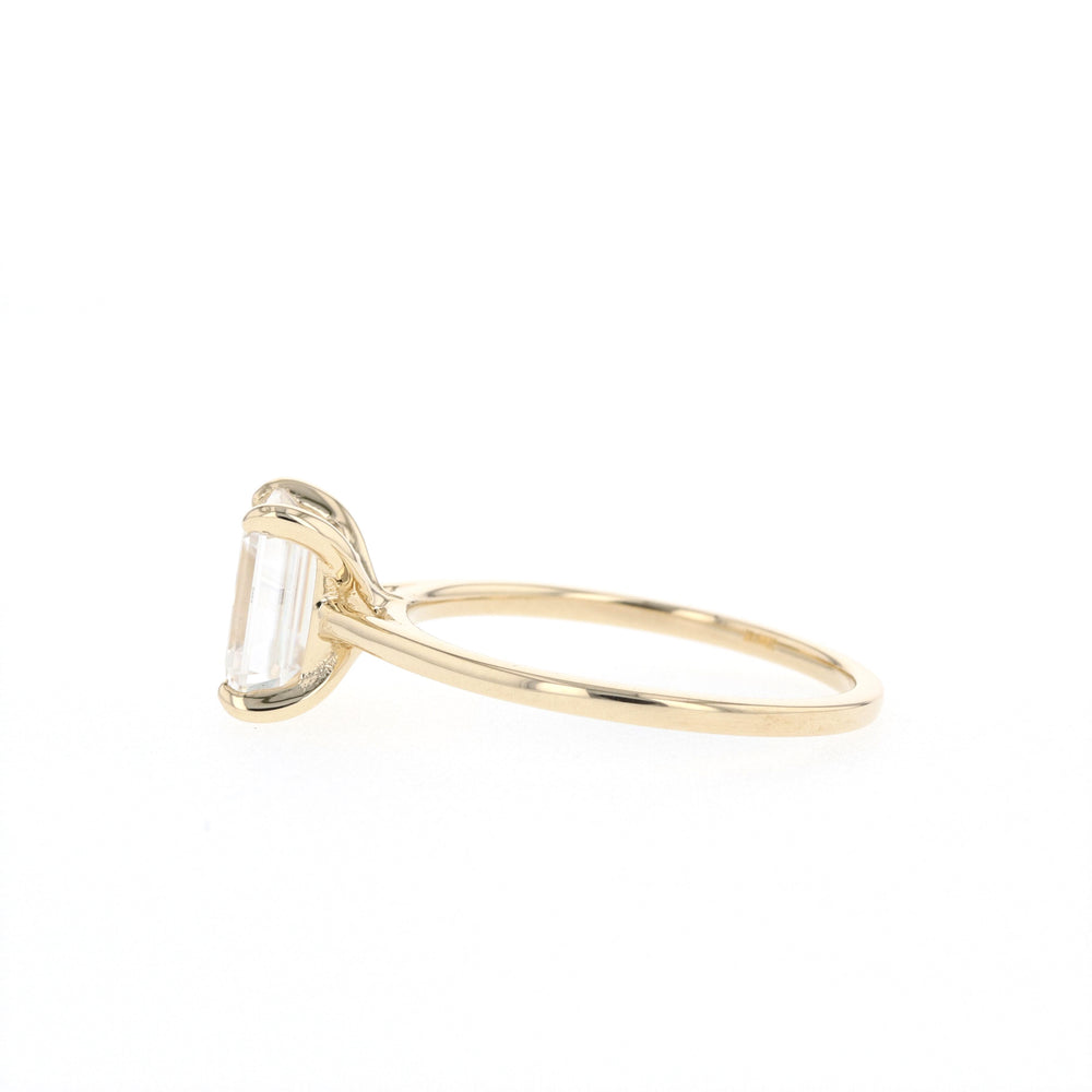 Moissanite Solitaire Ring